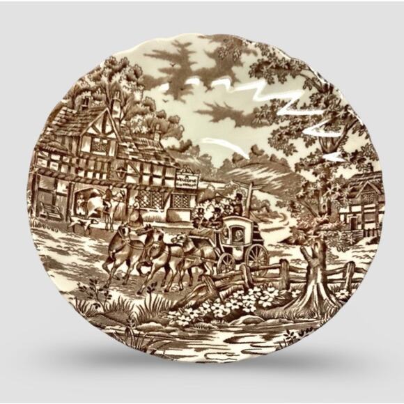 Coaching Days by Meakin - Tea Cup and Saucer Set - Picture 3 of 4